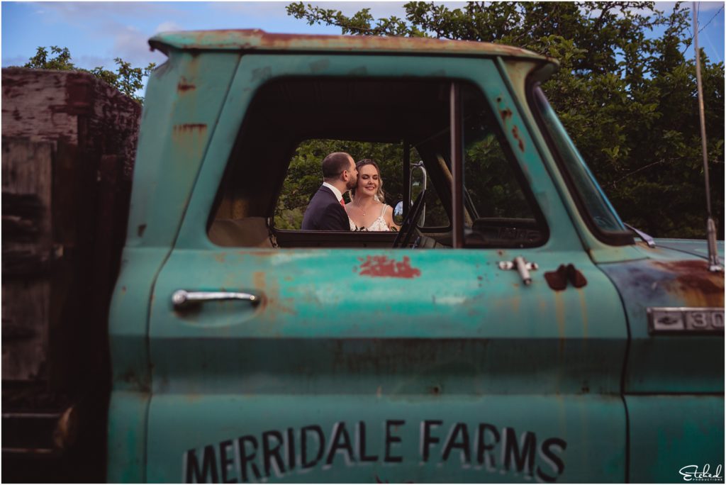 Classic Merridale truck photo of couple
